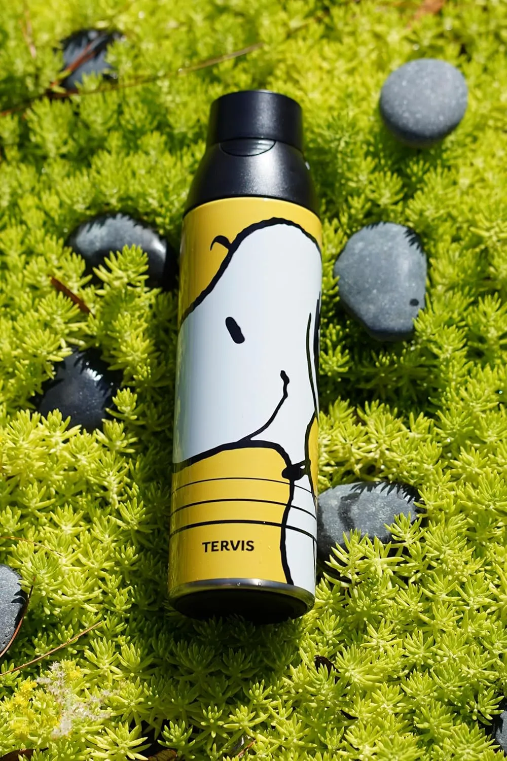Tervis Venture Water Bottle Peanuts - Snoopy Maxiumus Triple Walled Insulated Tumbler Travel Cup Keeps Drinks Cold & Hot, 36oz, Stainless Steel