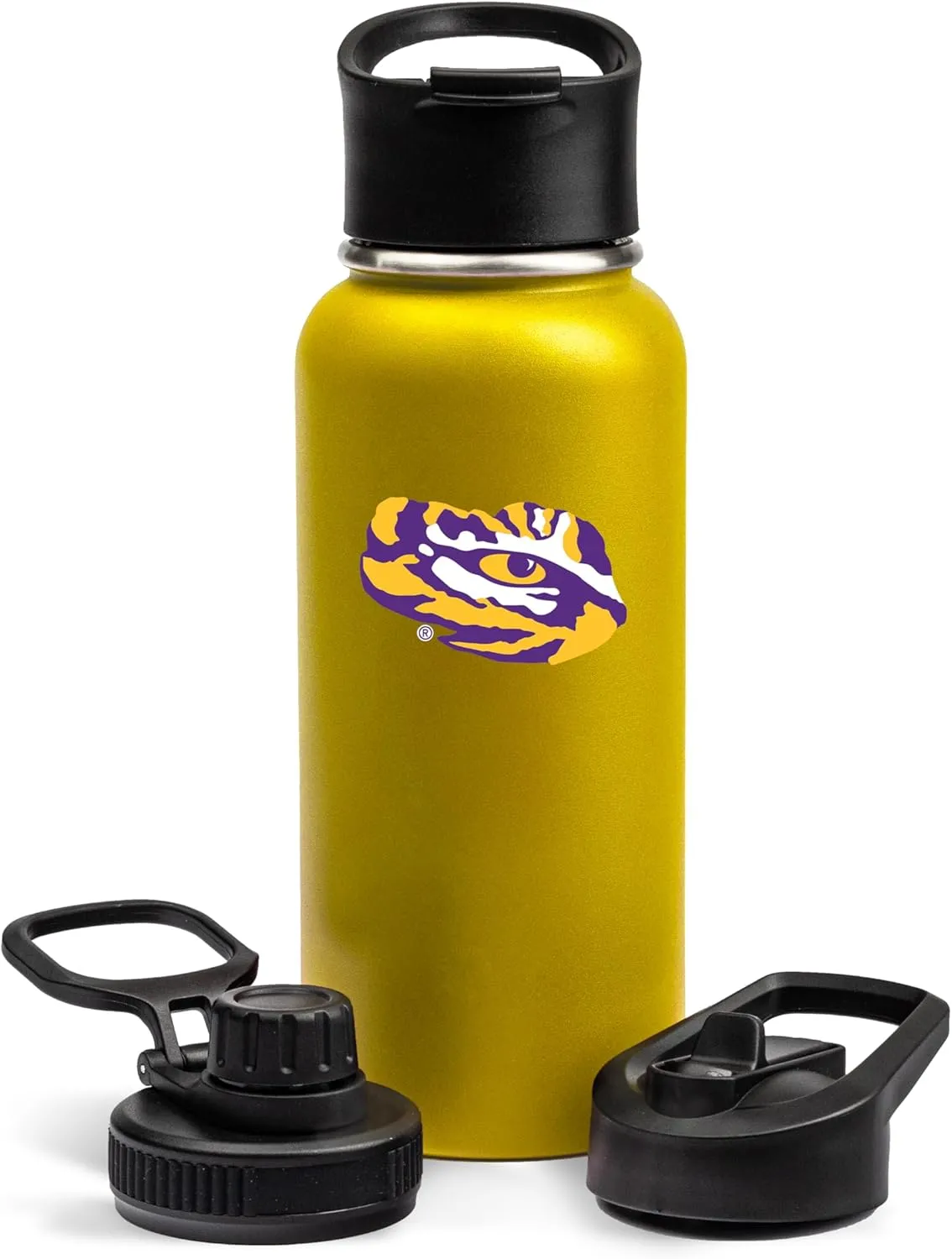 The Memory Company | Licensed NCAA 32oz Team Logo Water Bottle with Accessories