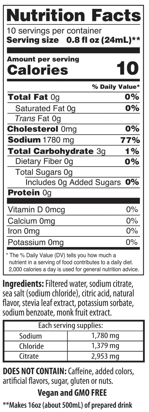 The Right Stuff electrolyte drink concentrate - 10-pouch box - Strawberry Lemonade