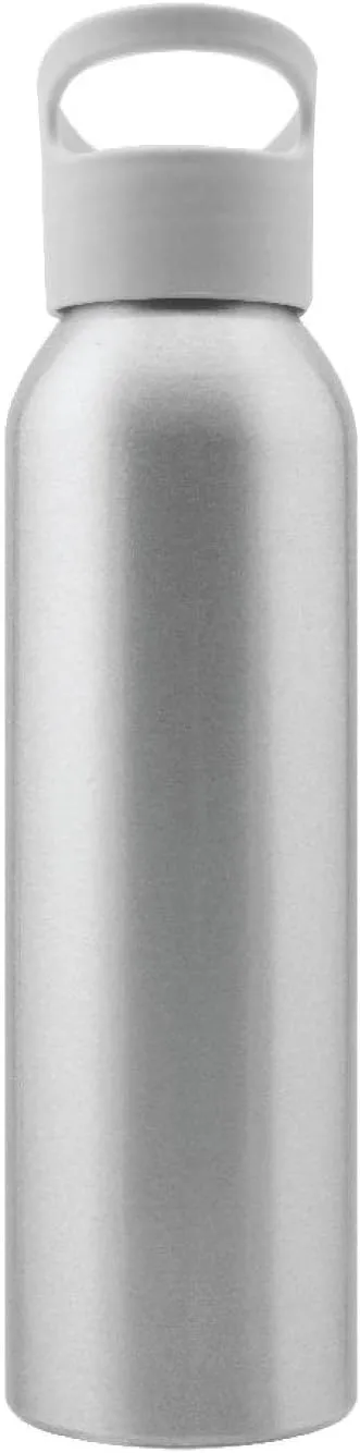 Thirsty Rhino Aerro, 20 oz Aluminum Water Bottle Tumbler, Silver