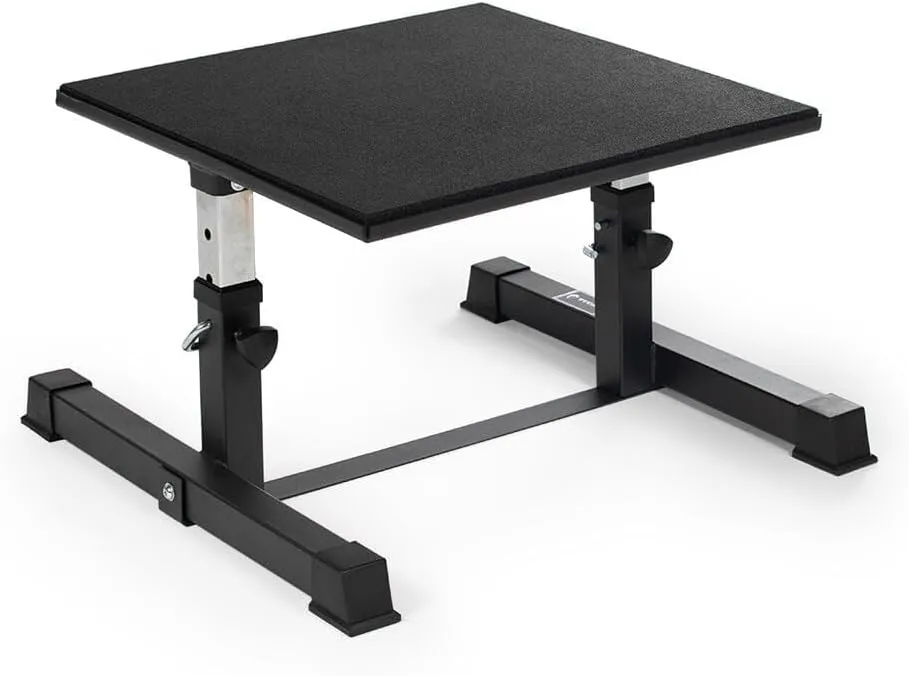 Titan Fitness Adjustable Plyometric Box, 24in Platform, 4 Adjustable Heights, Steel Plyo Box for Jump, Crossfit, MMA Training