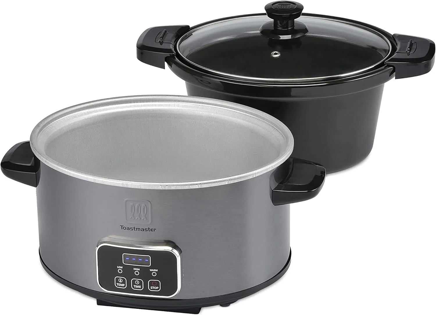 Toastmaster 4-Quart Digital Slow Cooker with Locking Lid (Graphite)