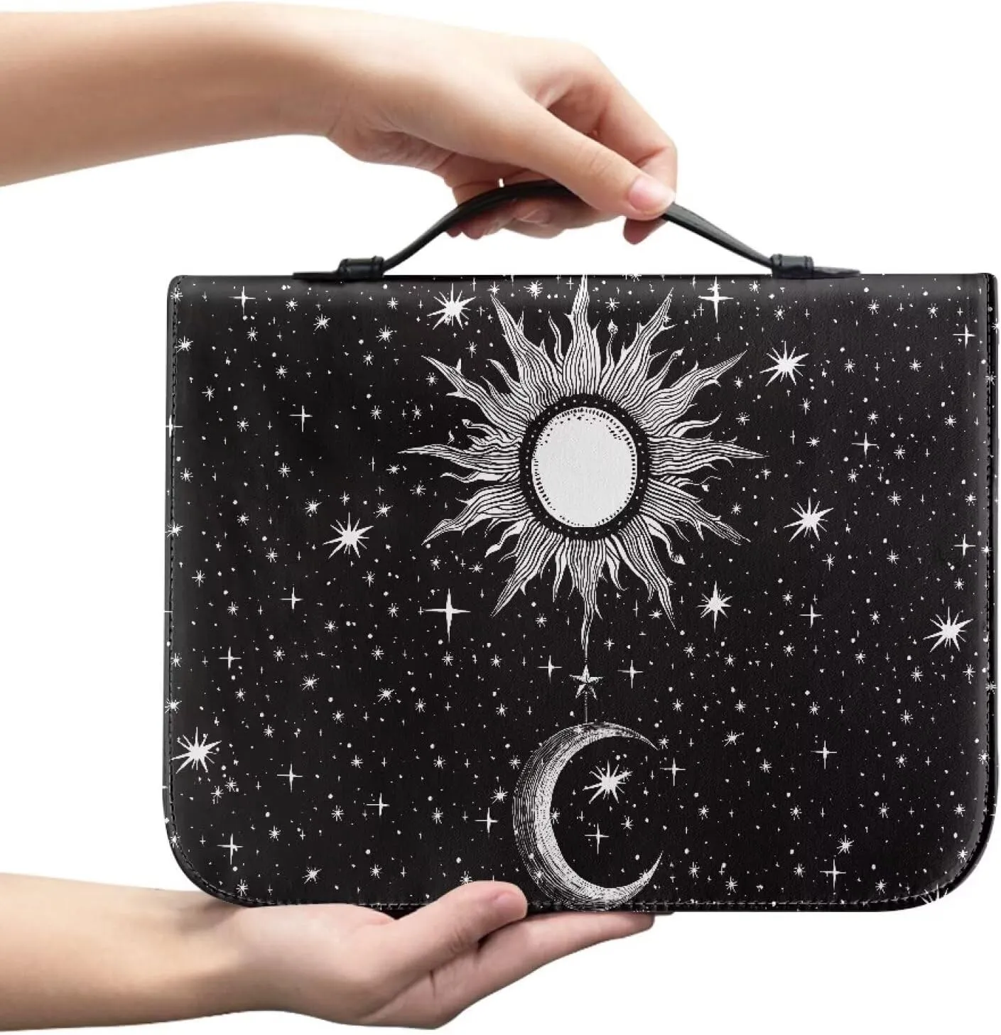 TODIYADDU Women Bible Cover Large Capacity Daily Bag Church Book Case Scripture Protector Holiday Gifts