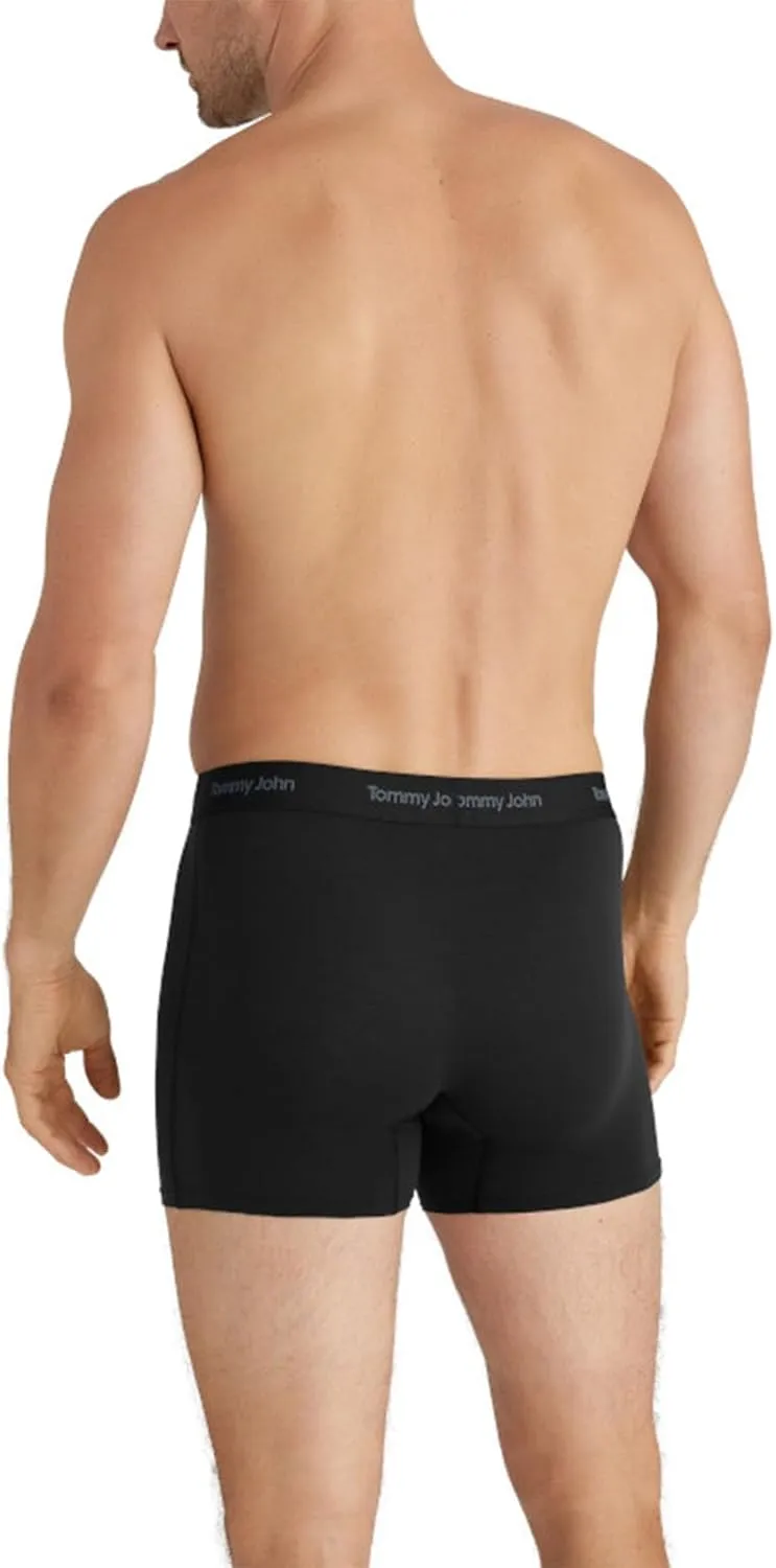 Tommy John Men's Luxe Modal 6" Boxer Brief Underwear 3-Pack