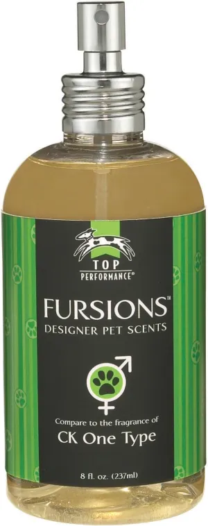Top Performance Fursions Dog Cologne – Provides Fashionable Scents for After or Between Groomings, CK One Scent, 8 Oz.