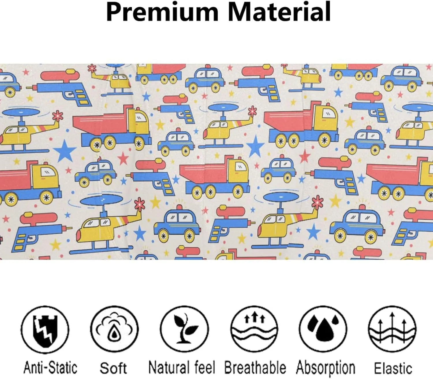 Trailer Airplane Mens Boxer Briefs Stretch Breathable Underwear Fly Front With Pouch S-XXL