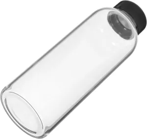 Transparent Glass Water Bottle Sports Drinking Cup Lightweight Portable High Borosilicate Design for Outdoor Use and Daily Hydration