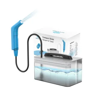 Travel Bidet, Portable Bidet, Rechargeable Electric Bidet, Handheld Personal Bidet Sprayer, Shattaf, Muslim Shower, RV Hiking and Camping Portable Bidet with 2.3 Liter Water Container.