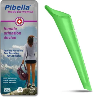 Travel Female Urination Device   Portable Urinals for Women, Camping Hiking, Outdoor Activities & More (Reusable), Green