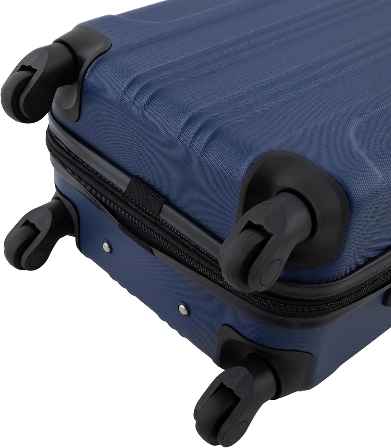 Travelers Club Chicago Hardside Expandable Spinner Luggage, Navy Blue, 20" Carry-On