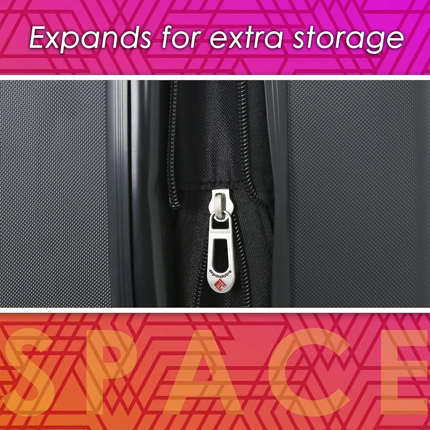 Travelers Club Chicago Hardside Expandable Spinner Luggage, Rhubarb, 20" Carry-On