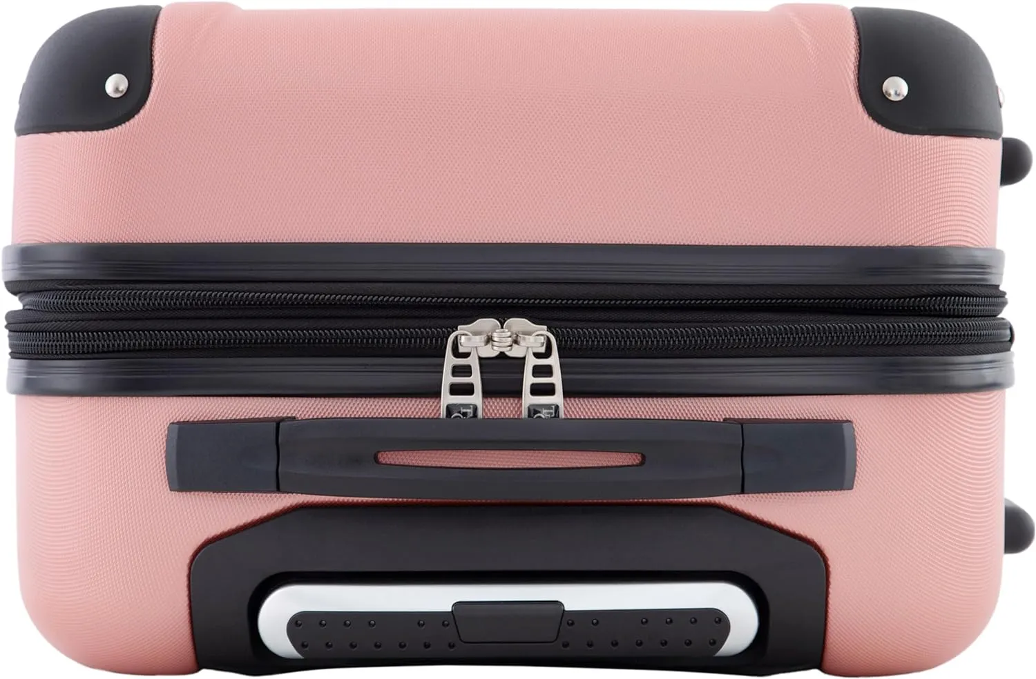 Travelers Club Chicago Hardside Expandable Spinner Luggage, Rose Gold, 20" Carry-On