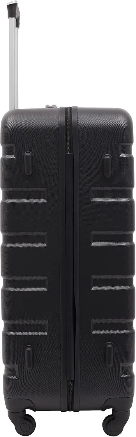 Travelers Club Harper Luggage, Black, 2 Piece Set