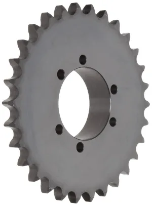 Tsubaki 60SDS17 Roller Chain Sprocket, Single Strand, QD Design, SDS Bushing Required, 17 Teeth, #60 ANSI No., 3/4" Pitch