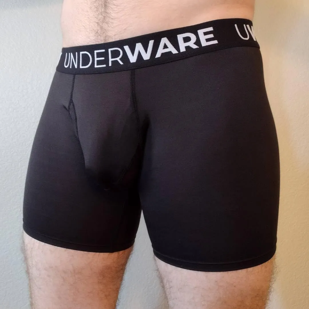UNDERWARE "Comfort-sack" Mens Boxer Briefs | No-Chafing Ball-Pouch Underwear for Men | Moisture Wicking Underwear
