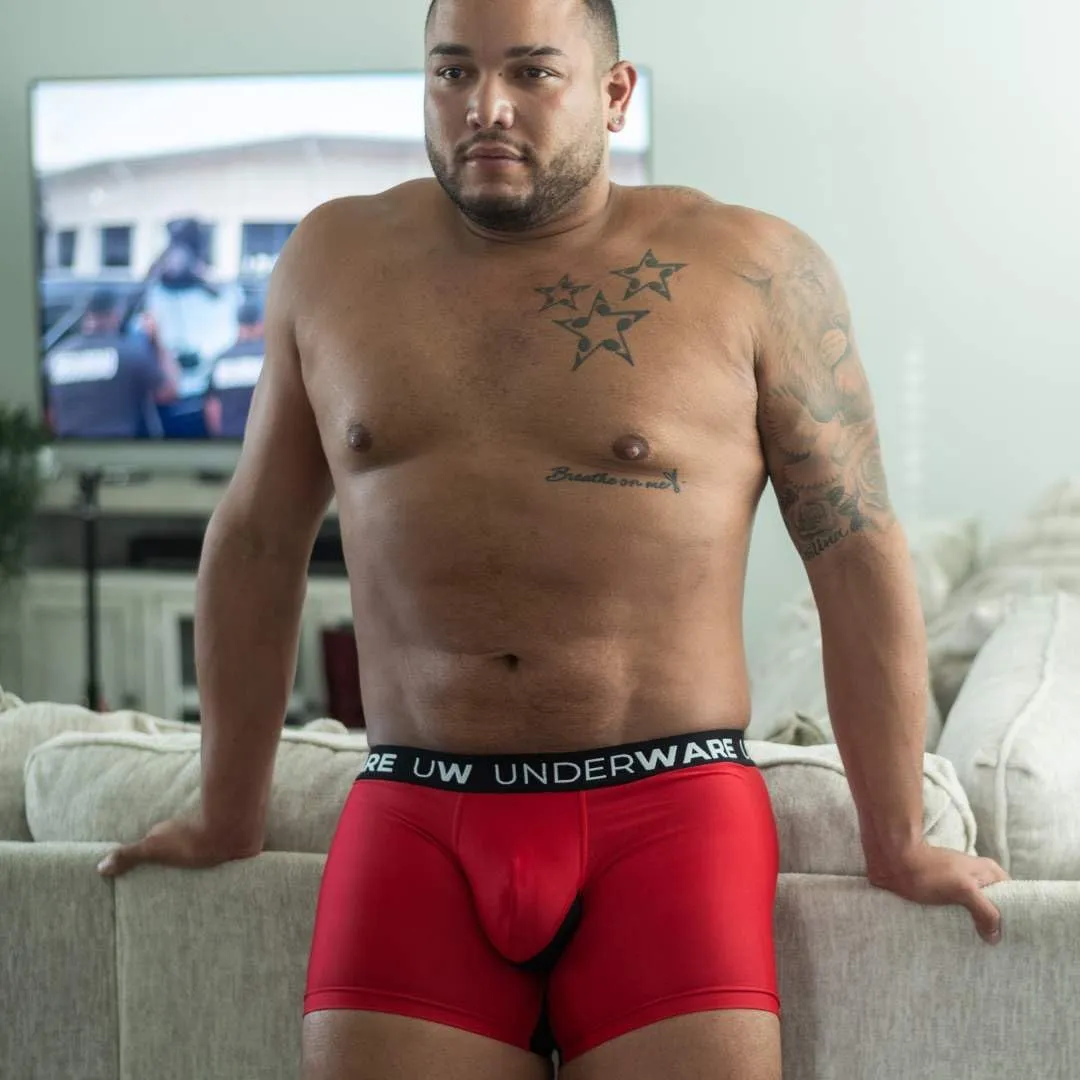 UNDERWARE "Comfort-sack" Mens Boxer Briefs | No-Chafing Ball-Pouch Underwear for Men | Moisture Wicking Underwear