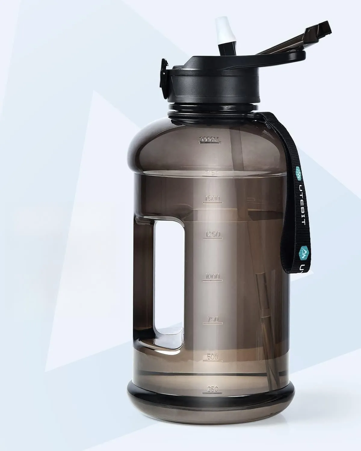 UTEBIT 74 OZ Water Bottle， Sport Water Jug