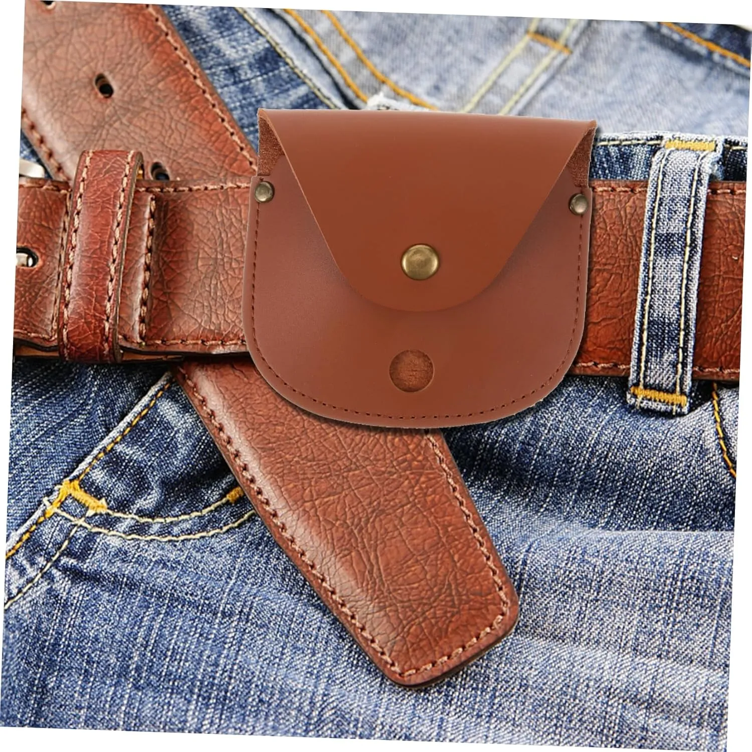 VALICLUD 3pcs Pocket Watch Leather Case Stylish Pu Protector Holder for Travel Camping Outdoor Activities Lightweight Versatile Design for Pocket Watch Storage and