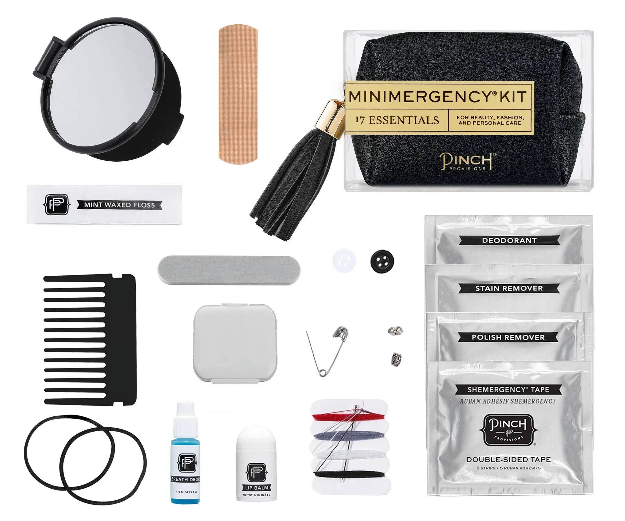 Vegan Leather Tassel Minimergency Kit