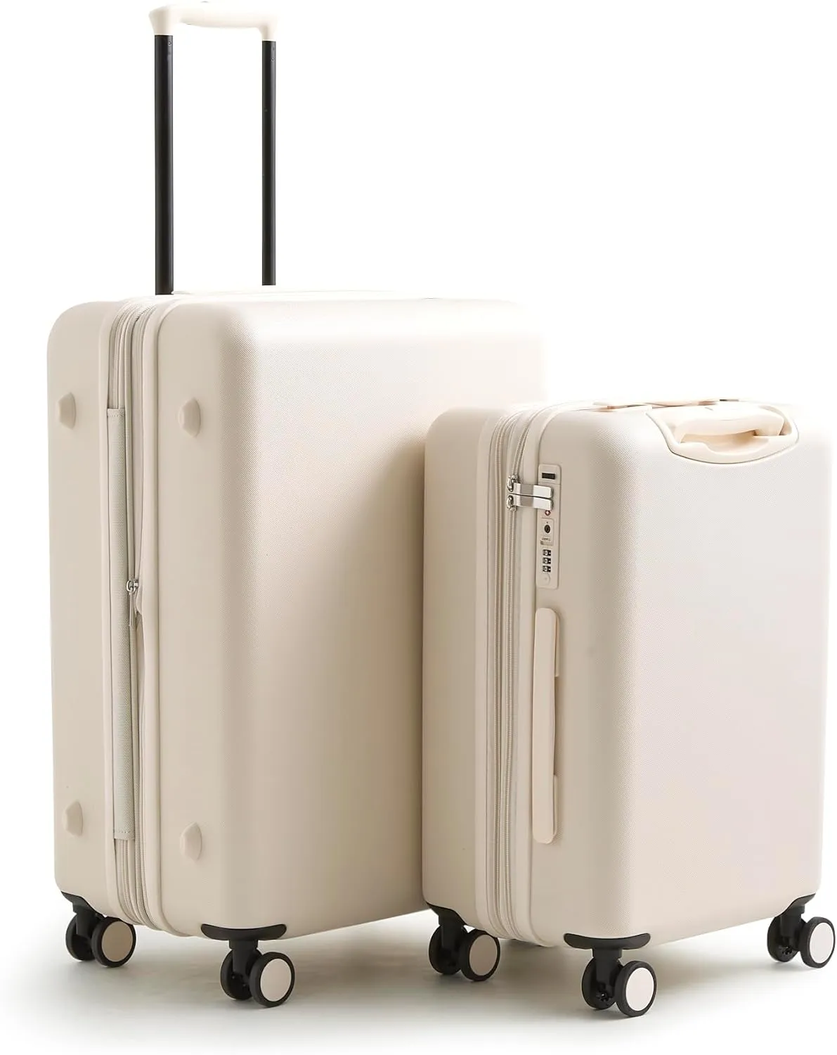 Vera Bradley Women's Hardside 2 Piece Luggage Set, Cottage Cream, One Size