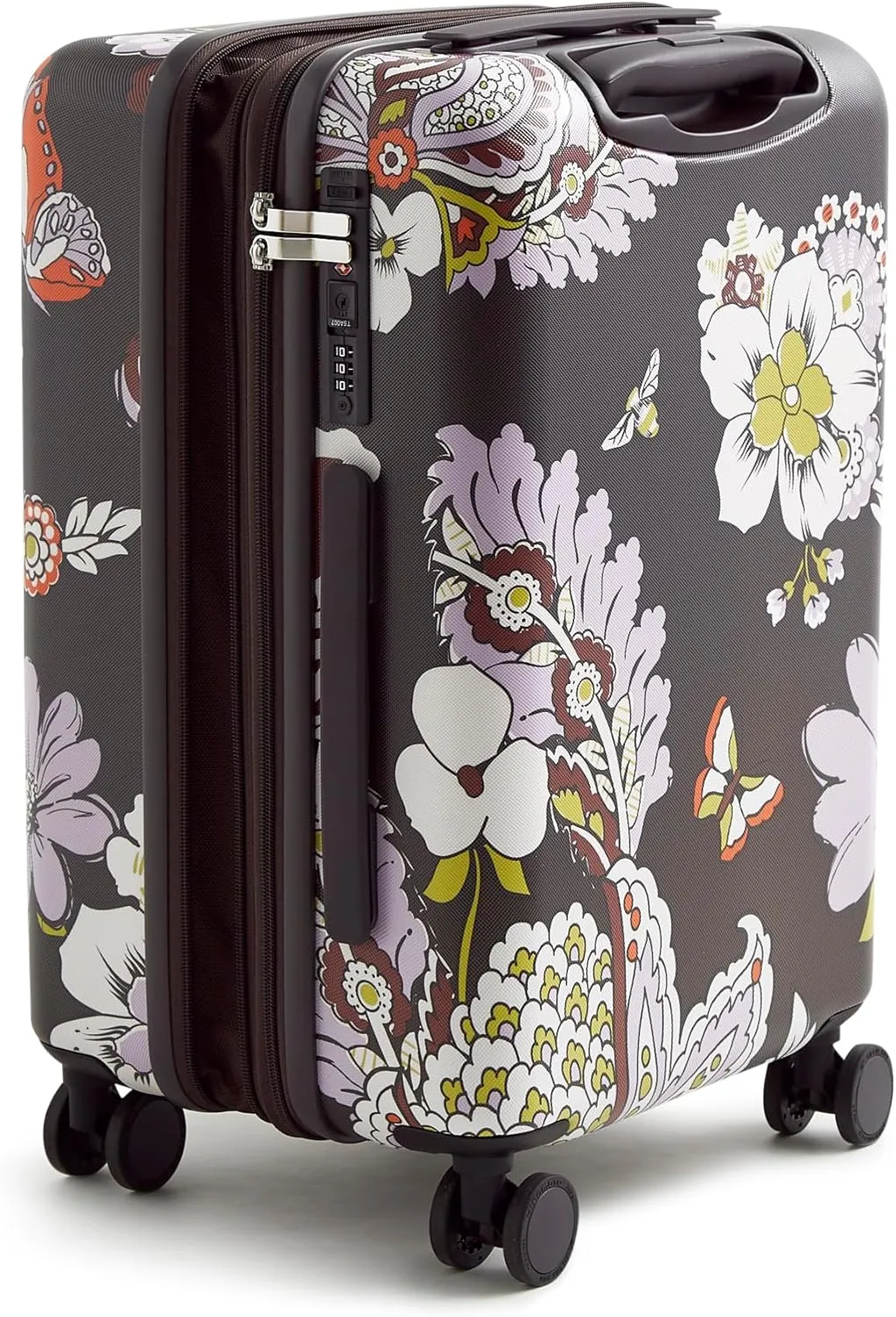 Vera Bradley Women's Hardside 2 Piece Luggage Set, Subtle Bouquet, One Size