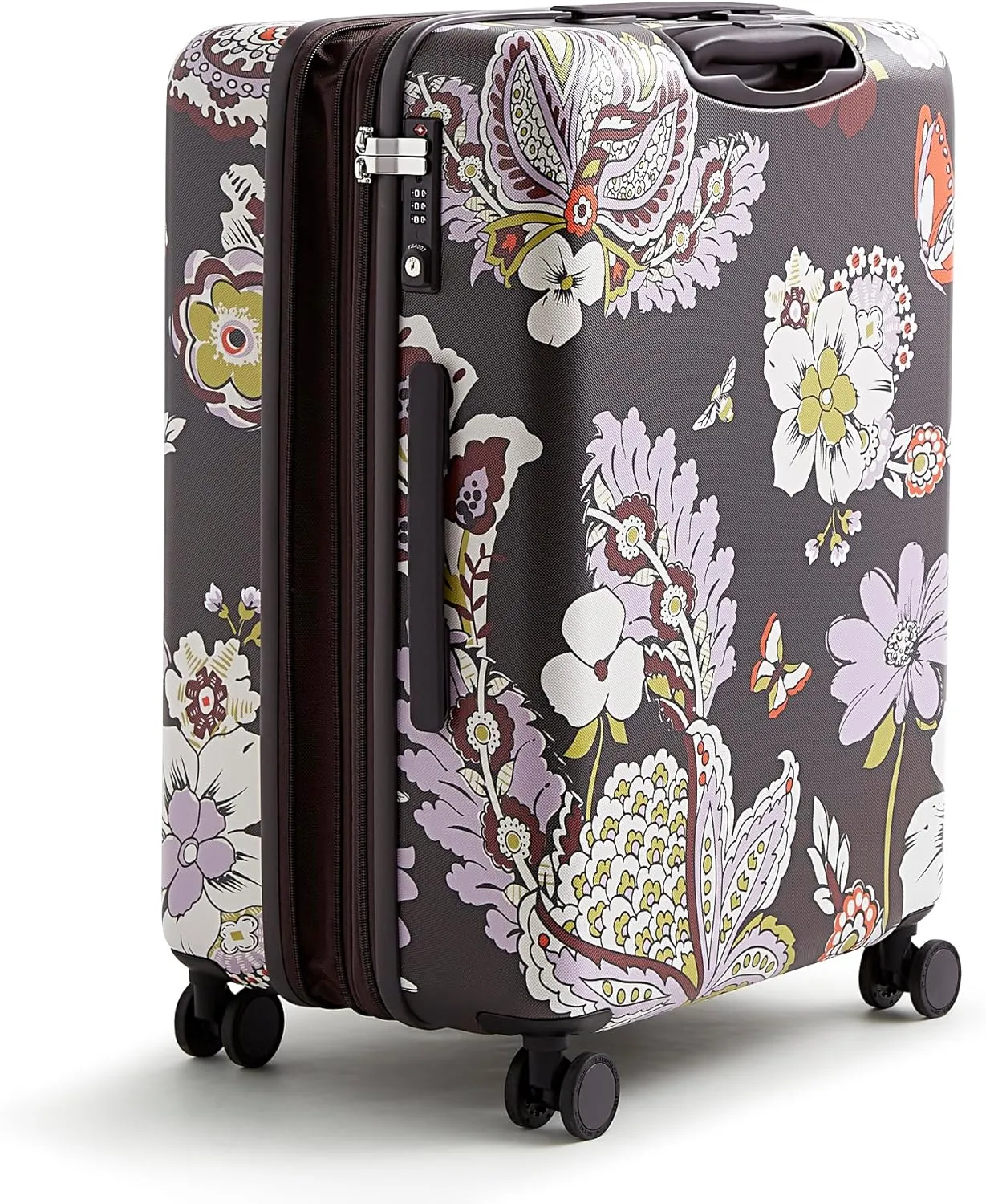 Vera Bradley Women's Hardside 2 Piece Luggage Set, Subtle Bouquet, One Size