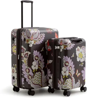 Vera Bradley Women's Hardside 2 Piece Luggage Set, Subtle Bouquet, One Size