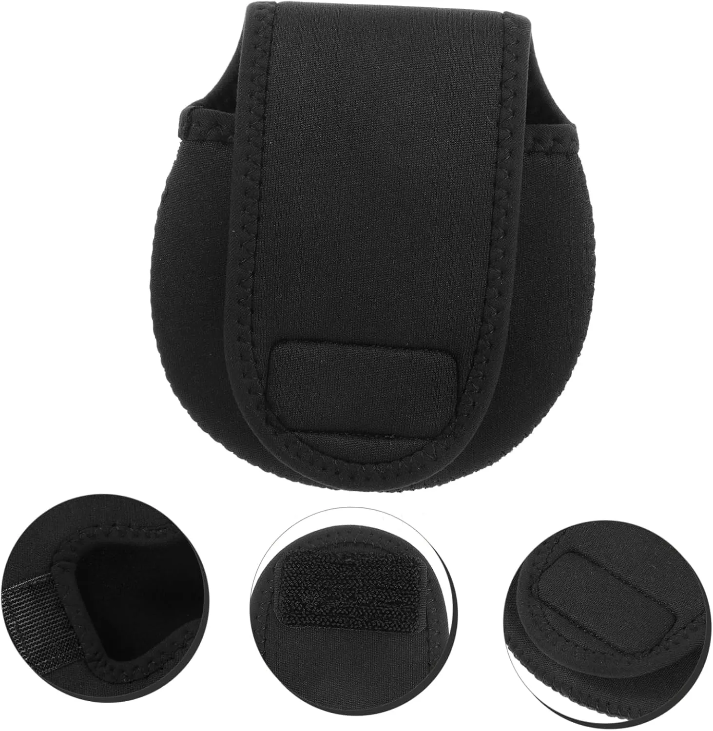 VICASKY 4pcs Fishing Reel Bag Small Reel Protective Cover Portable Storage for Neoprene Material Anti-scratch Design