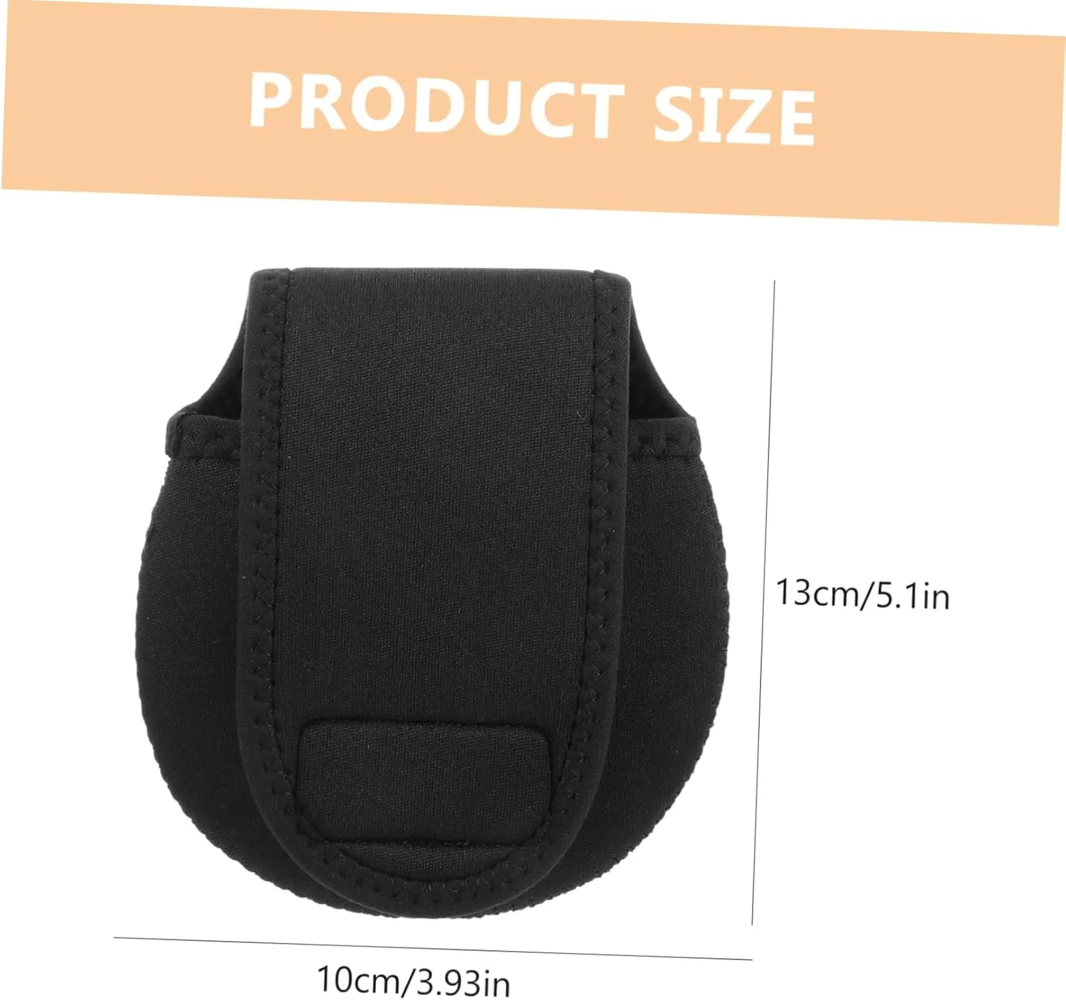 VICASKY 4pcs Fishing Reel Bag Small Reel Protective Cover Portable Storage for Neoprene Material Anti-scratch Design