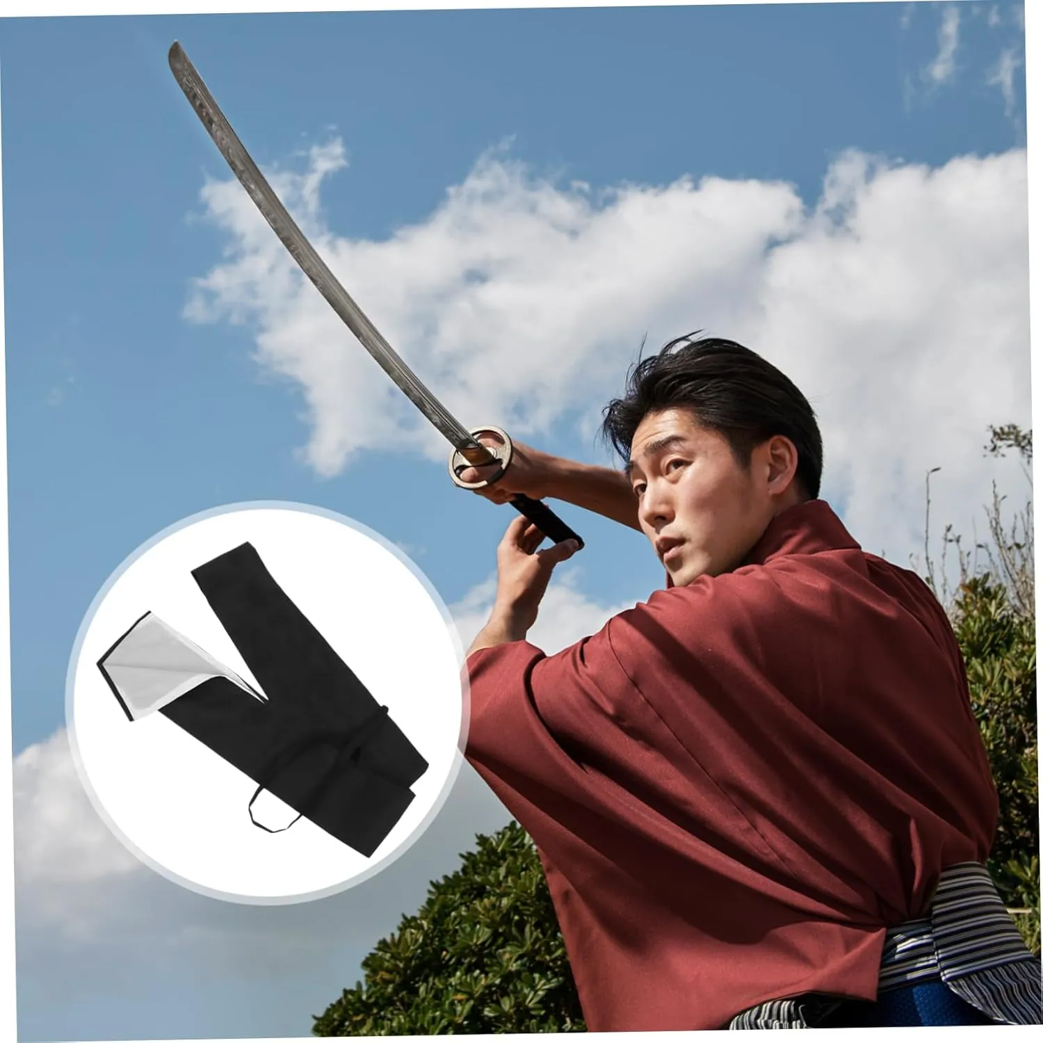 VICASKY Japanese Sword Bag Tear Resistant Pouch for Storage and Organization of Swords Space Saving Design