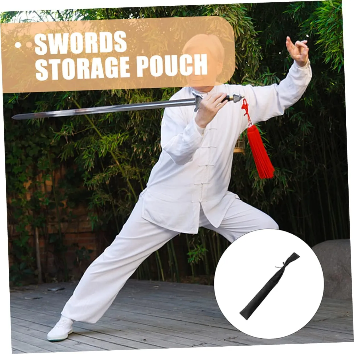 VICASKY Japanese Sword Bag Tear Resistant Pouch for Storage and Organization of Swords Space Saving Design