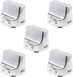 W11239985 Control Knob Compatible With Whirlpool Gas Ranges Replace 4845290 AP6333411 PS12578779 EAP12578779 (5 pack)
