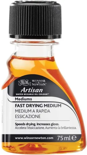 W&N Artisan Water Mixable Fast Drying Medium, 75ml Bottle