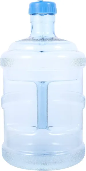 Water Bottle 5 Liters Jug Container Reusable Water Bottle Container Water Bucket with Handle for Home Camping Hiking (Random Style)