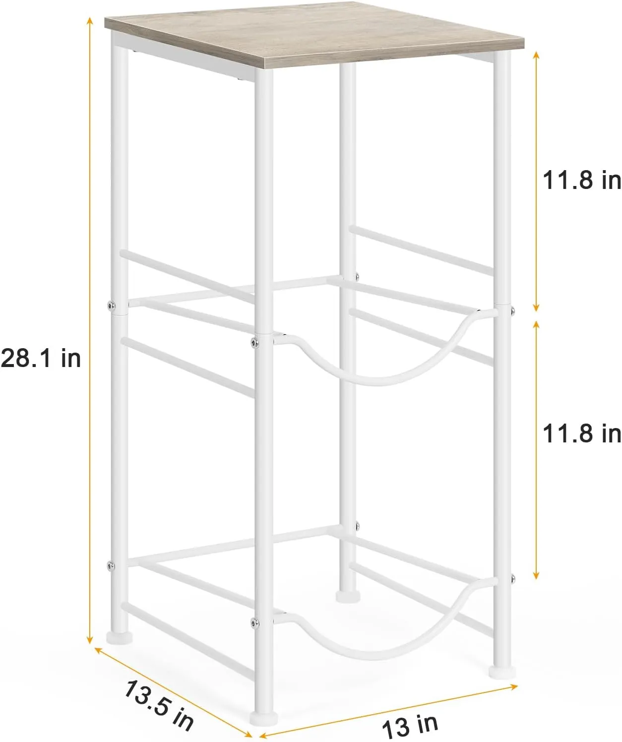 Water Bottle Holder Organizer 5 Gallon Water Jug Holder with Top Shelves 2 Tier Water Cooler Jug Storage Rack Heavy Duty Water Dispenser Stand for 5 Gallon Bottle Kitchen Office Living Room Grey