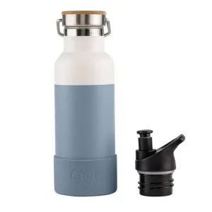 Water Bottle - QR-Enabled Lost-Proof 500ml - Dusty Blue