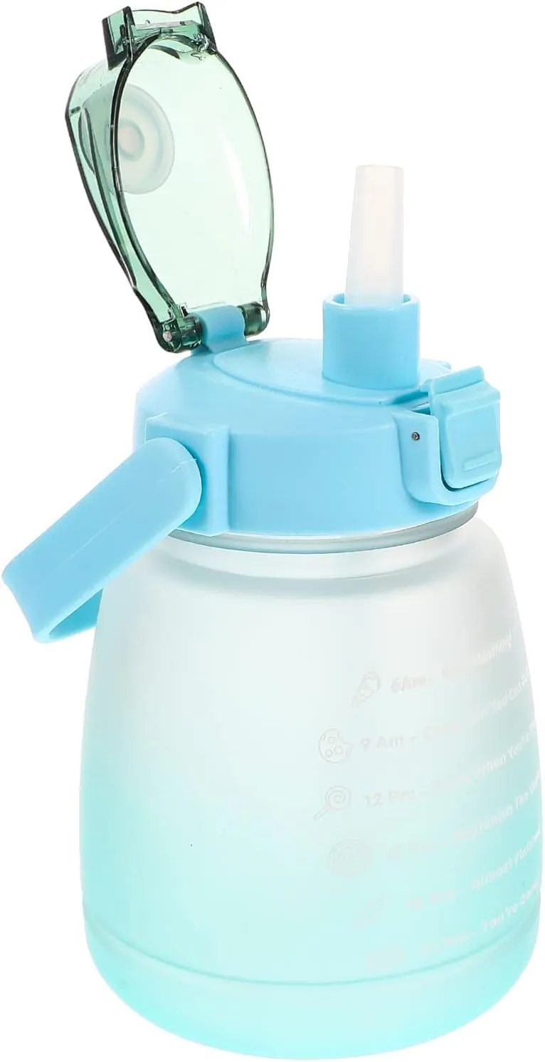 Water Jug 1200ml Large Capacity Water Bottle Outdoor Non-slip Grip Leakproof