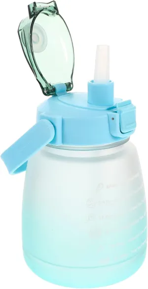 Water Jug 1200ml Large Capacity Water Bottle Outdoor Non-slip Grip Leakproof