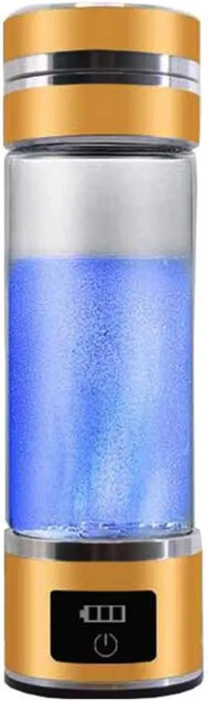Water Purifiers, Hydrogen Alkaline Water Bottle Machine Maker Ionizer Mode 3Mins and 6Mins High Concentration Discharge Ozone and Chlorine Anti-Aging AntioxidantGlass Bottle 350Ml