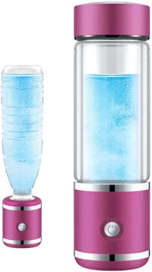 Water Purifiers, Hydrogen Water Bottle Alkaline Energy Flask Ionizer Negative Ion Hydrogen Water Machine High Concentration Hydrogen-Rich Kettle Sports Bottle Make Hydrogen Content Up to 1500-1800 P