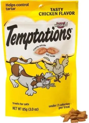 Whiskas Cat Treats, Tasty Chicken (Pack of 4)