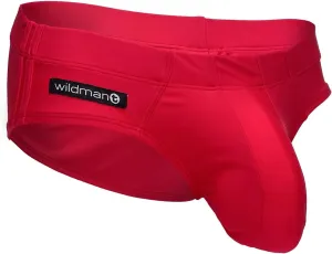 Wildmant Big Boy Pouch Swim Brief Red