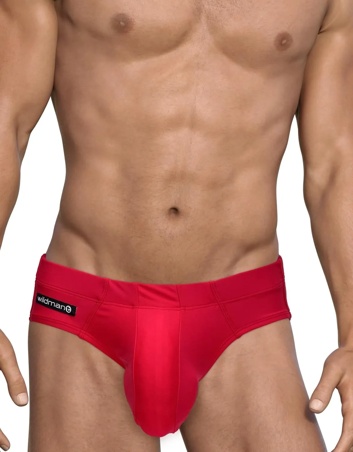 Wildmant Big Boy Pouch Swim Brief Red