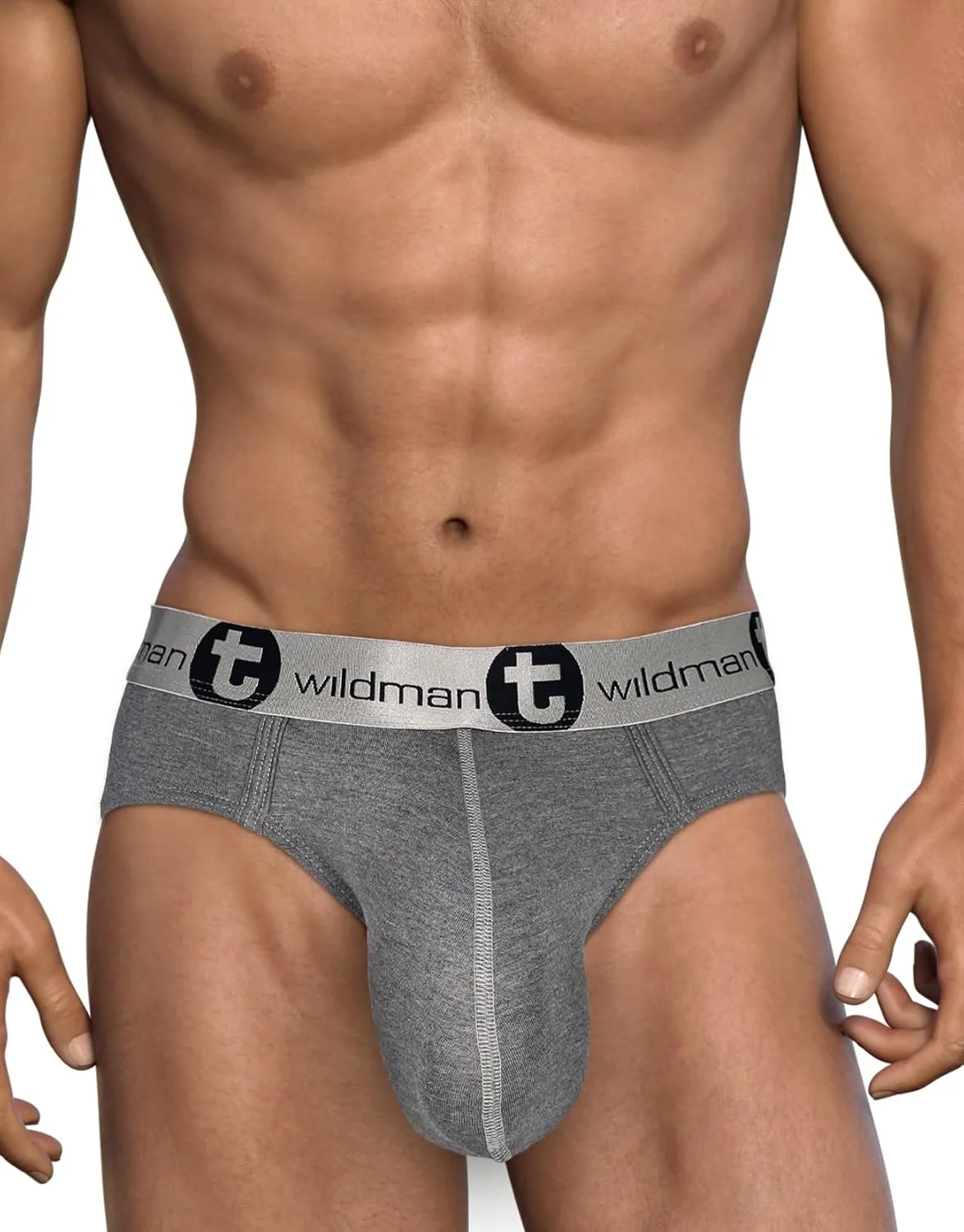 Wildmant Modal Monster C*ck Brief Gray