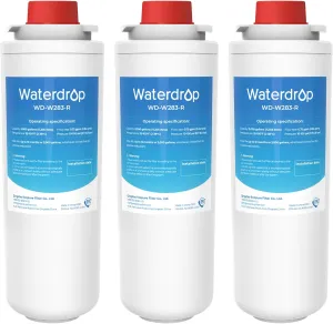 [With Chip] Waterdrop 51300C WaterSentry Replacement for Elkay® 51300C, Compatible with Elkay® ezH20® and Halsey Taylor® Bottle Filling Stations, NSF/ANSI Certified, 3000 Gallons, 3 Count