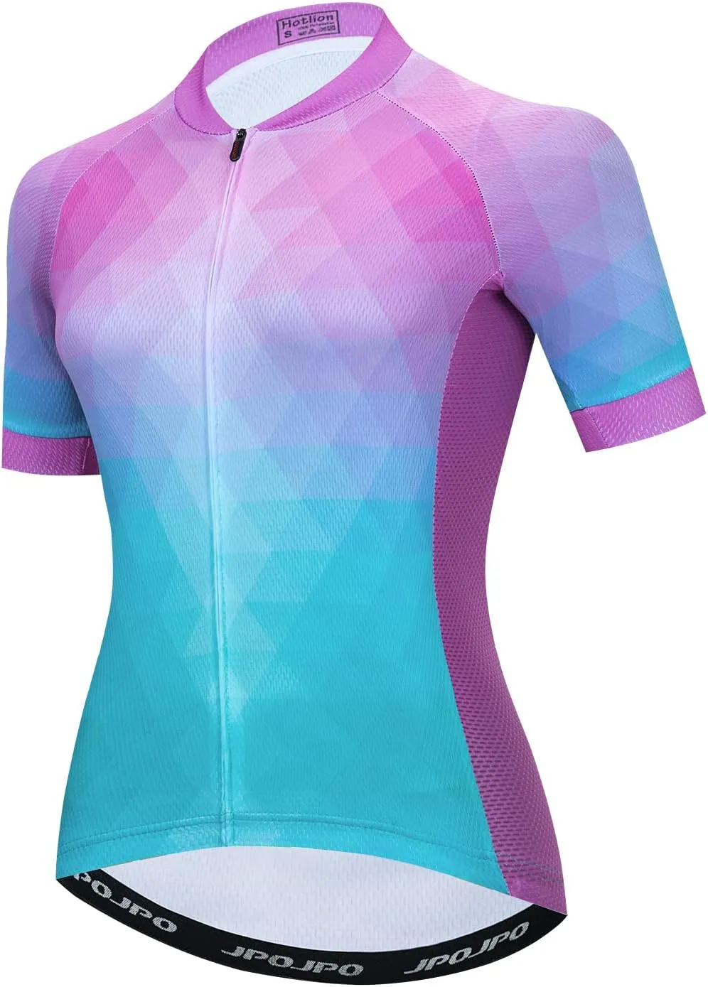 Women's Cycling Jersey Set Short Sleeve with 5D Padded Bike Shorts Breathable Shirt 3-Pockets