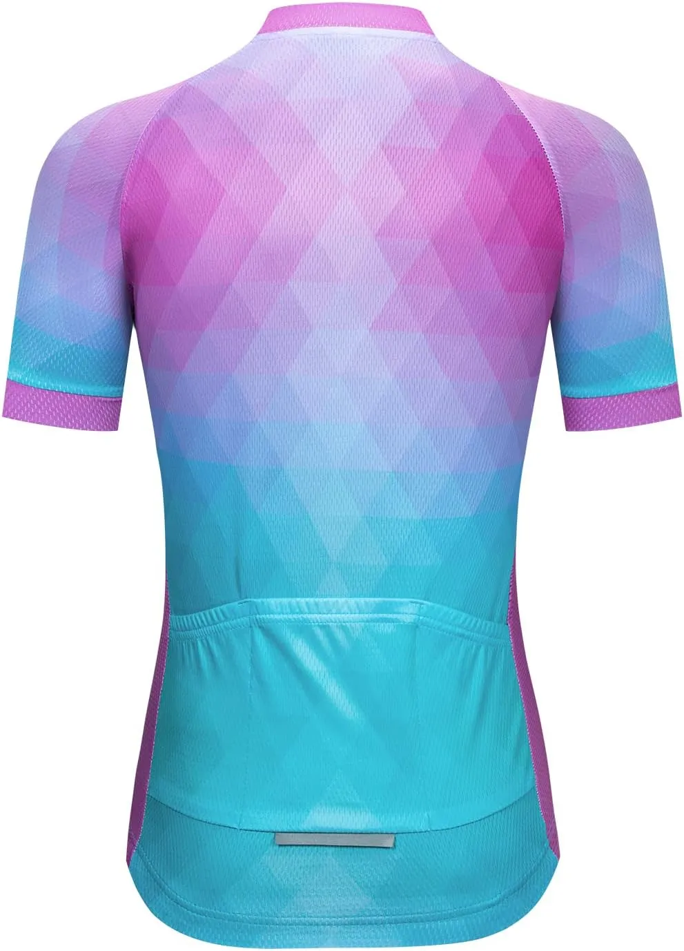 Women's Cycling Jersey Set Short Sleeve with 5D Padded Bike Shorts Breathable Shirt 3-Pockets