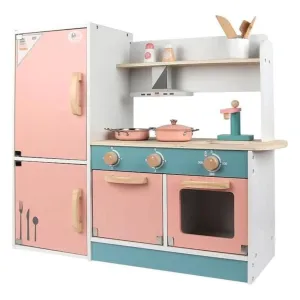 Wooden Kitchen Playset for Kids (Refrigerator Kitchen Set)