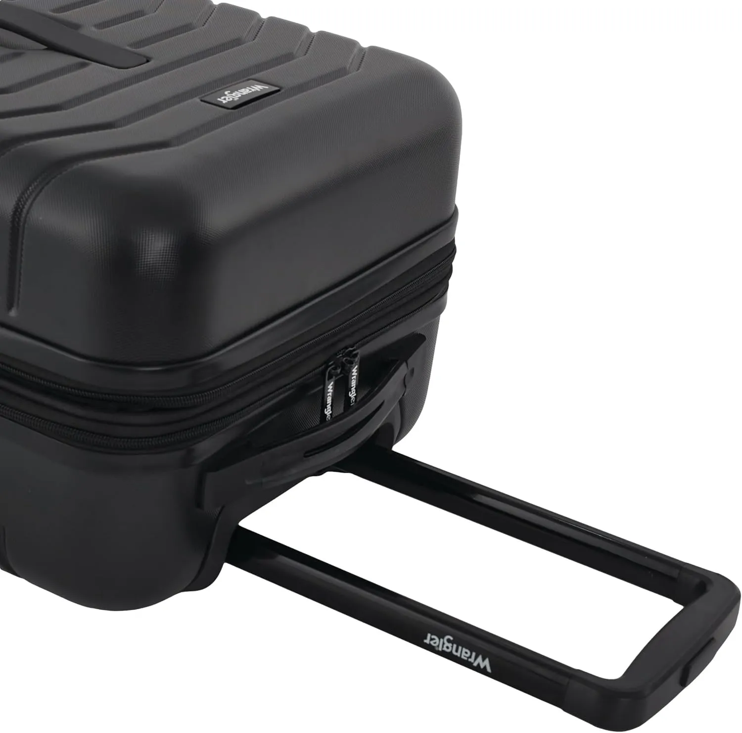 Wrangler Trunk Spinner Set, Black, 2 Luggage & 2 Packing Cubes