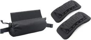 WYNEX Tactical First Aid Drop Dump Pouch, 2 Pack Shoulder Strap Pad for Vest Carrier, Medical Trauma Roll Up Drop Pouch Tactical Plate Shoulder Pads Vest Accessories